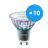 Multipack 10x Philips MASTER LED Spot ExpertColor GU10 PAR16 5.5W 400lm 36D - 940 Cool White | Best Colour Rendering - Dimmable - Replaces 50W