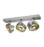SLV Kalu Spot Aluminium Grey Round | Suitable for 3x GU10 (AR111) 
