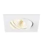 SLV New Tria 68 Spot Aluminium White Square 11W 700lm 38D - 918-930 Dim To Warm | Cutout 68mm - Best Colour Rendering